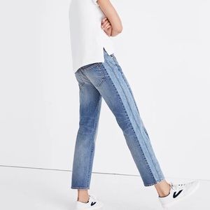 EUC Madewell Cruiser Straight Cropped Jeans